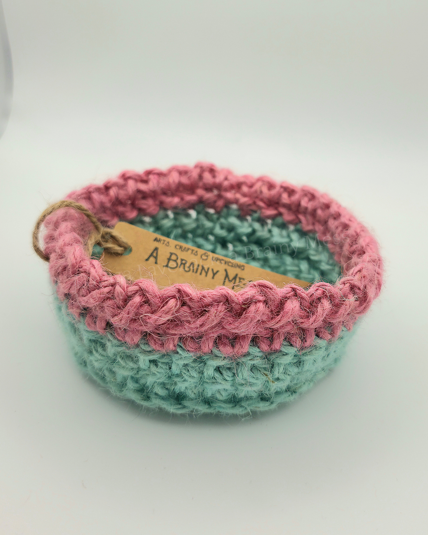 Mini Duo Colour Jute Baskets