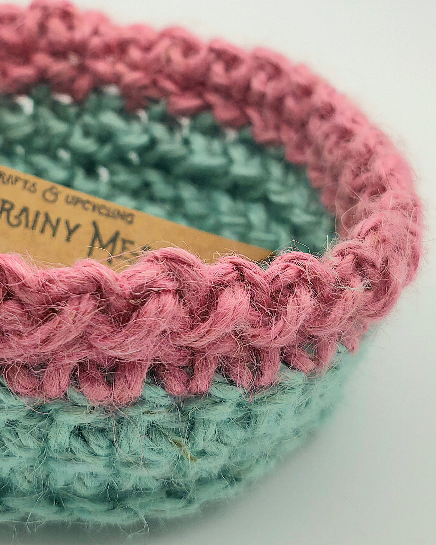 Mini Duo Colour Jute Baskets