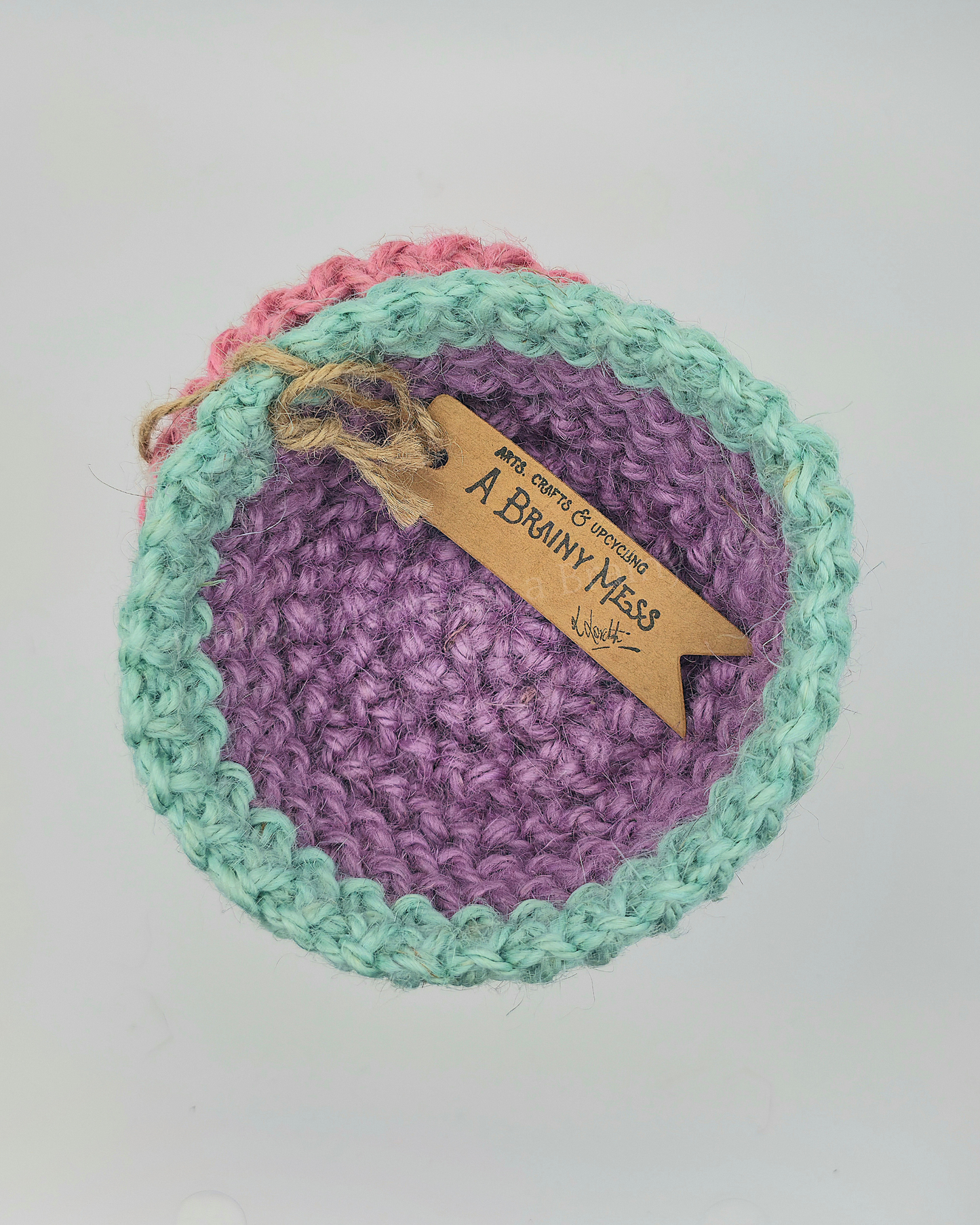 Mini Duo Colour Jute Baskets