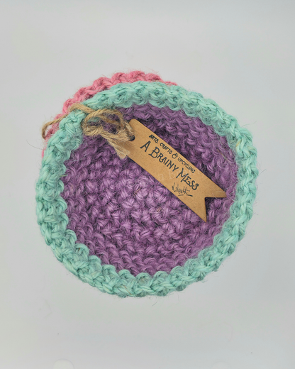 Mini Duo Colour Jute Baskets