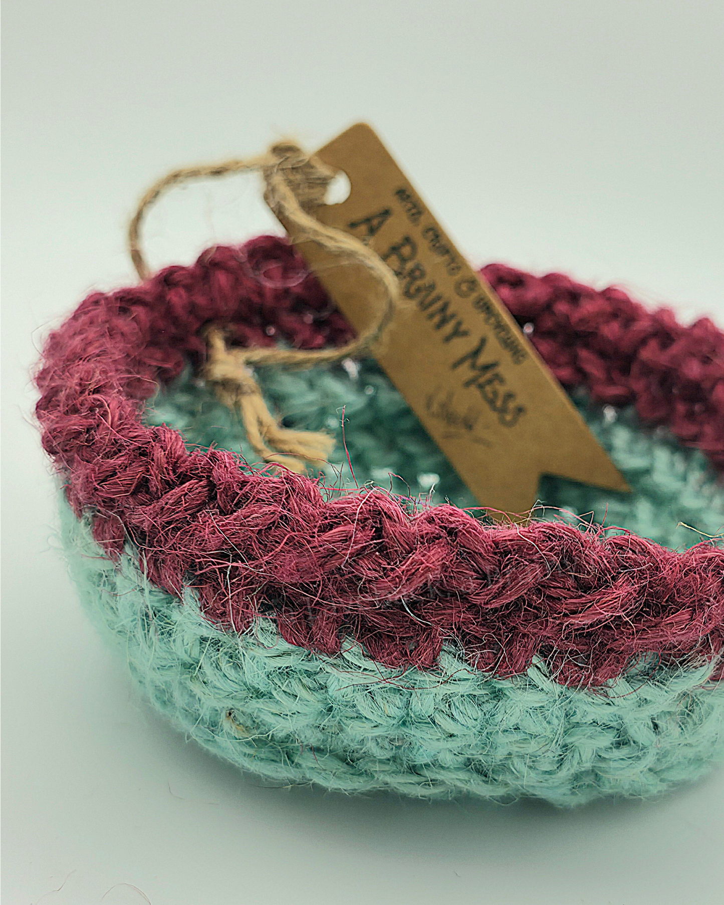 Mini Duo Colour Jute Baskets