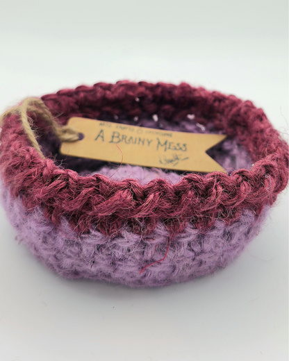 Mini Duo Colour Jute Baskets