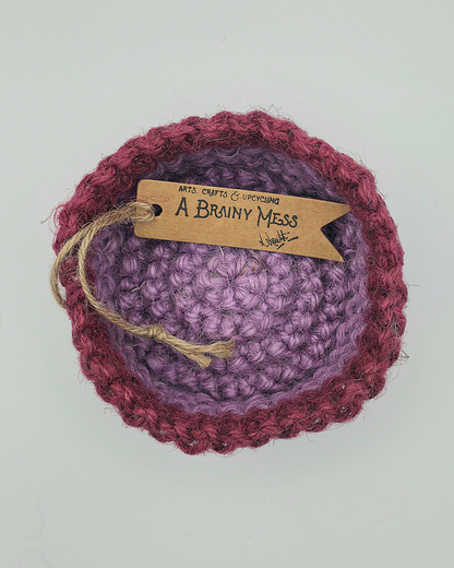 Mini Duo Colour Jute Baskets