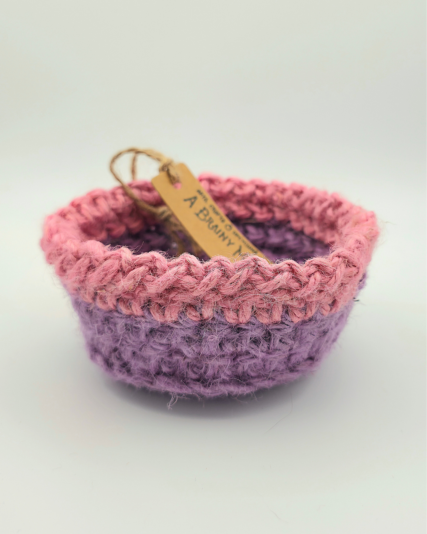 Mini Duo Colour Jute Baskets