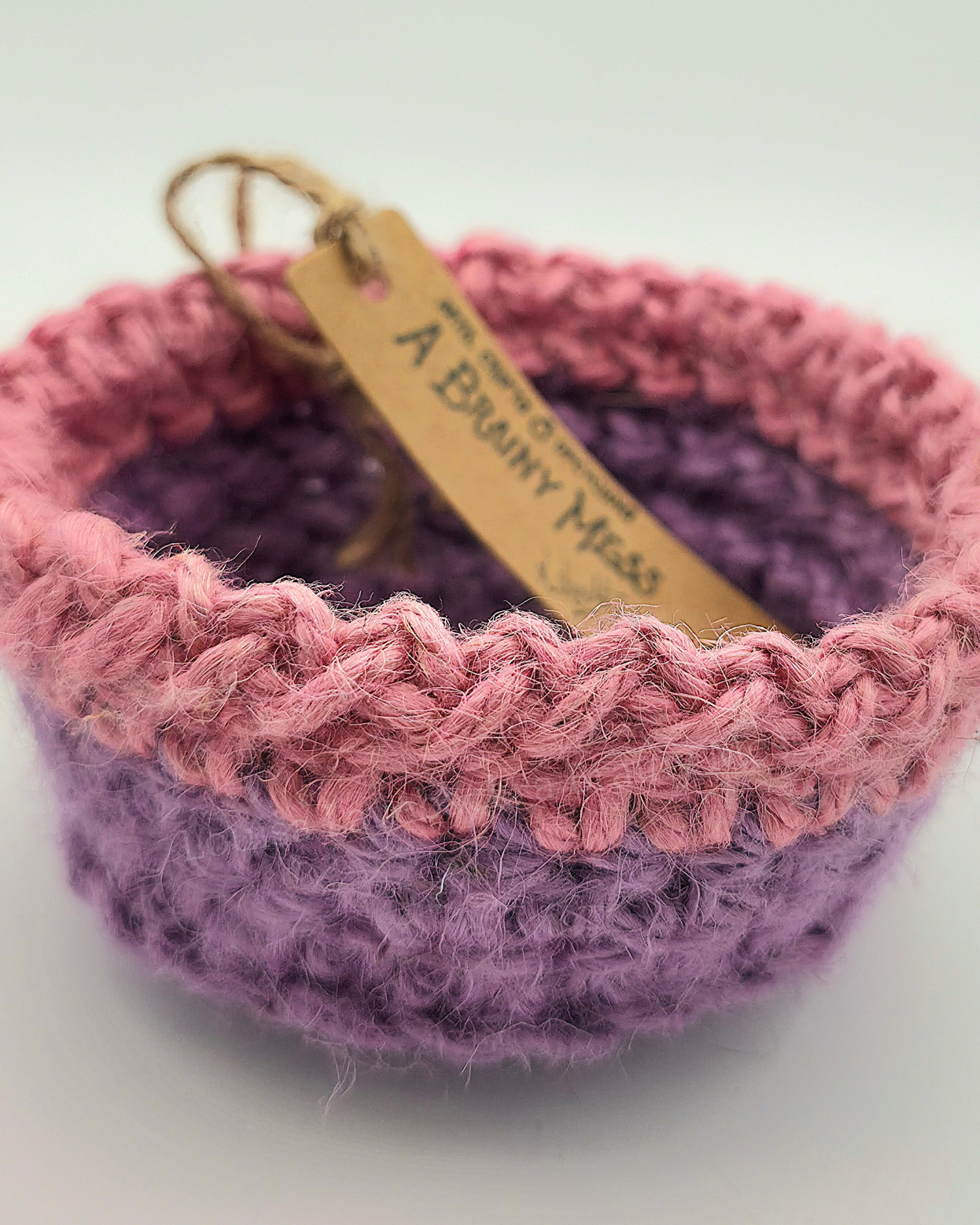 Mini Duo Colour Jute Baskets