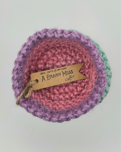 Mini Duo Colour Jute Baskets