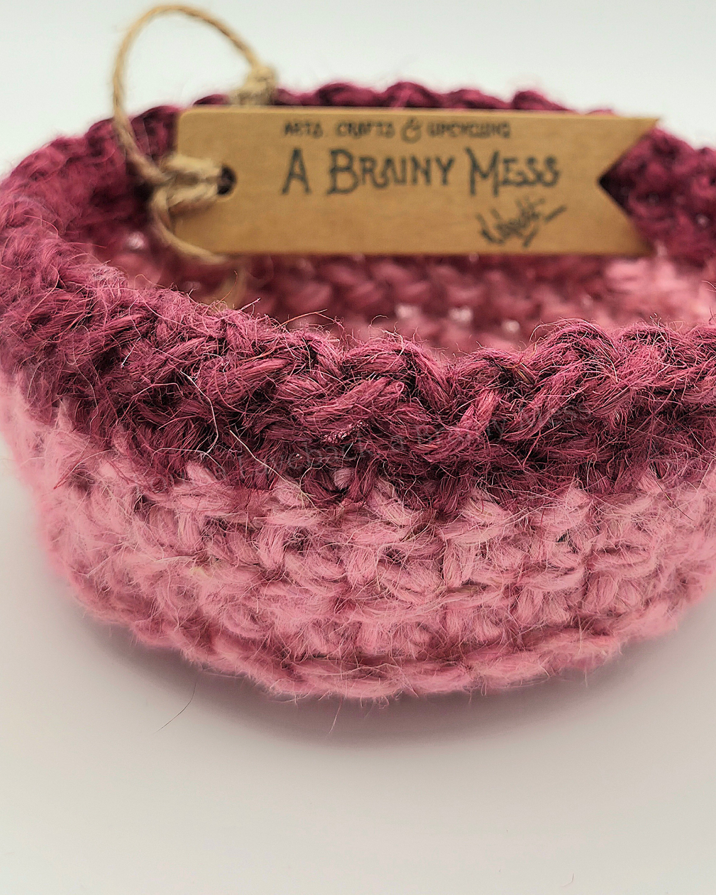 Mini Duo Colour Jute Baskets