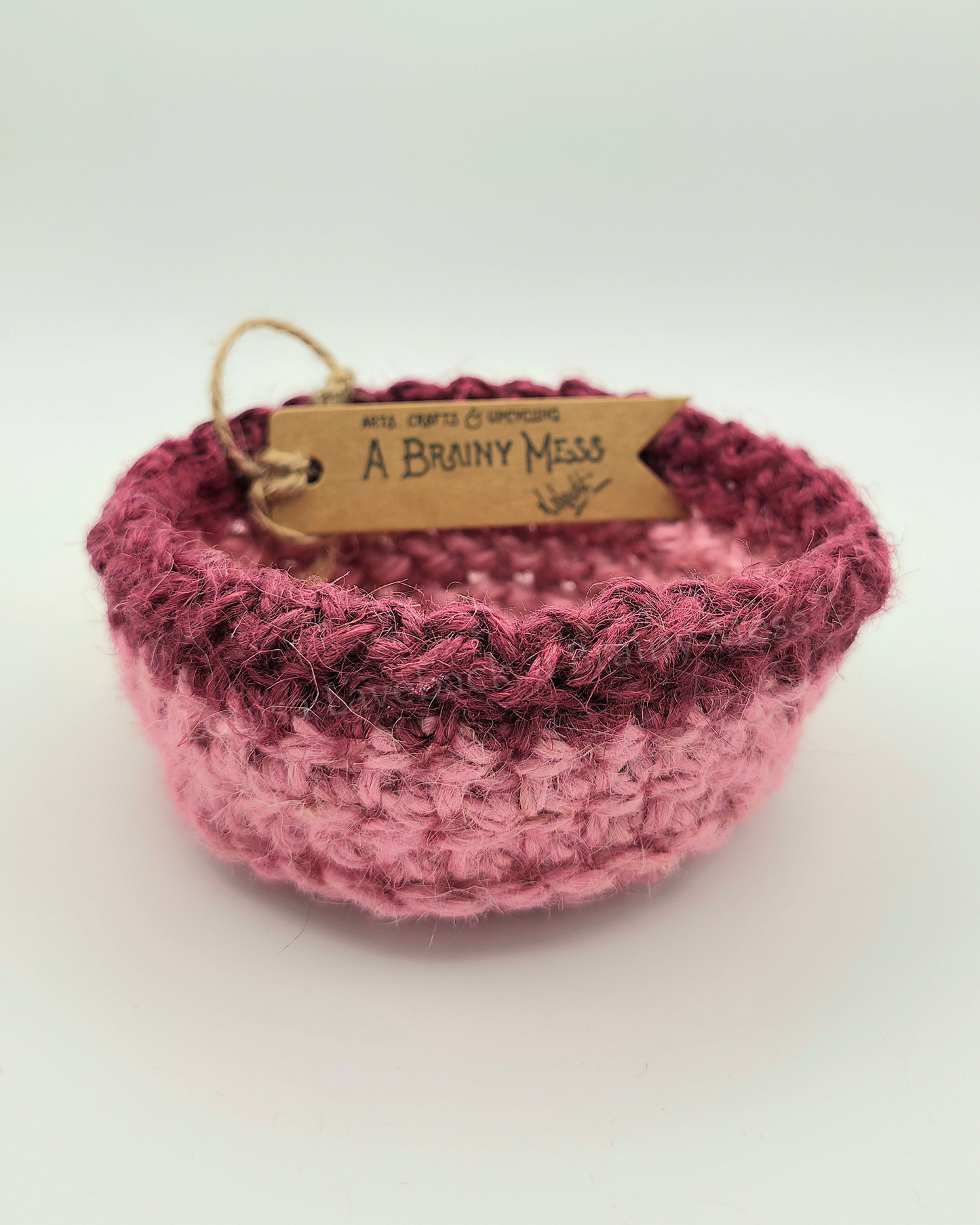Mini Duo Colour Jute Baskets