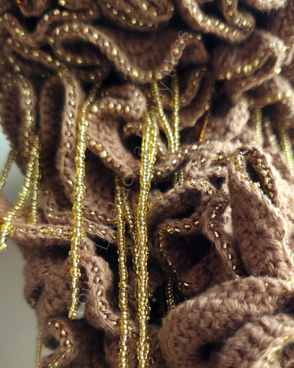 Giant Beaded Mocha Jellyfish