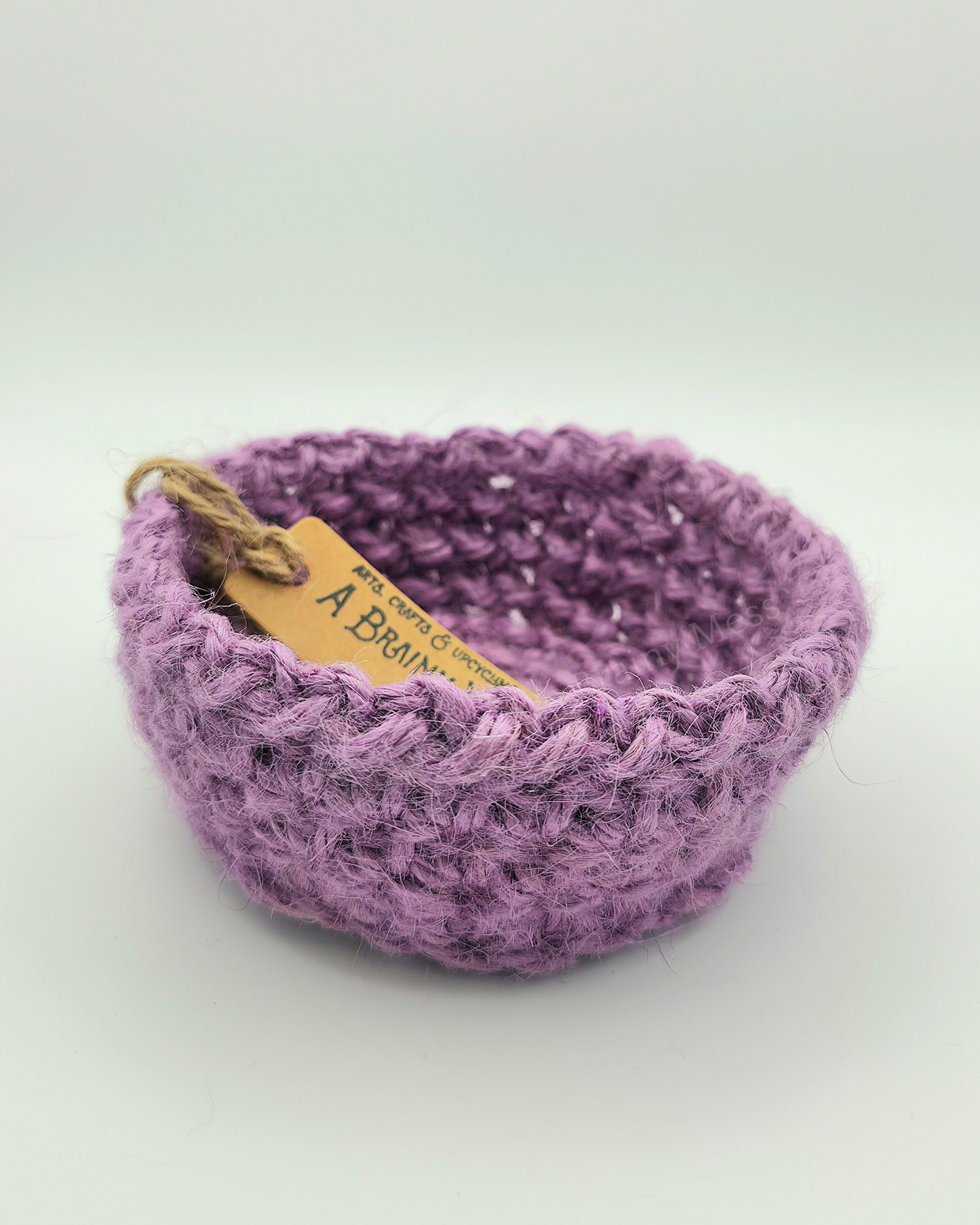 Mini Solo Colour Jute Basket