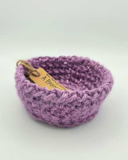 Mini Solo Colour Jute Basket