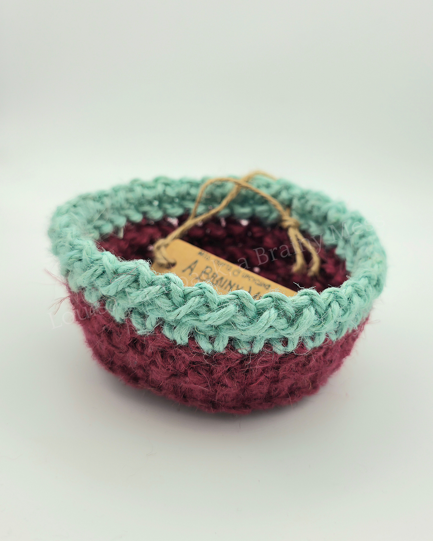 Mini Duo Colour Jute Baskets