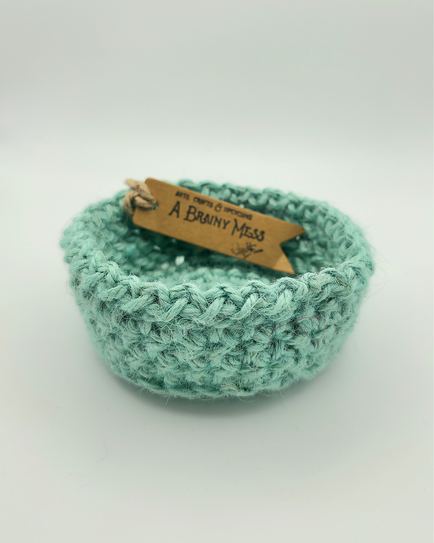 Mini Solo Colour Jute Basket