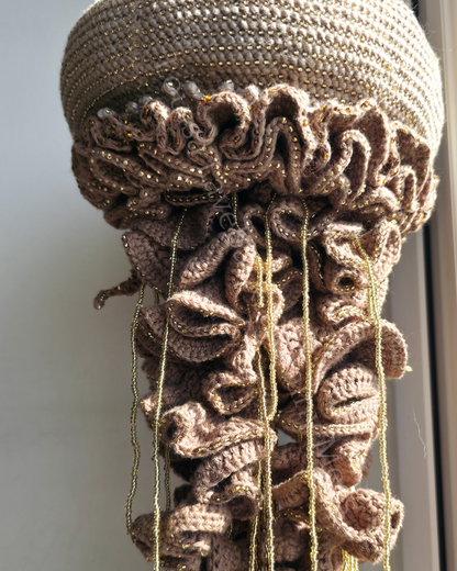 Giant Beaded Mocha Jellyfish