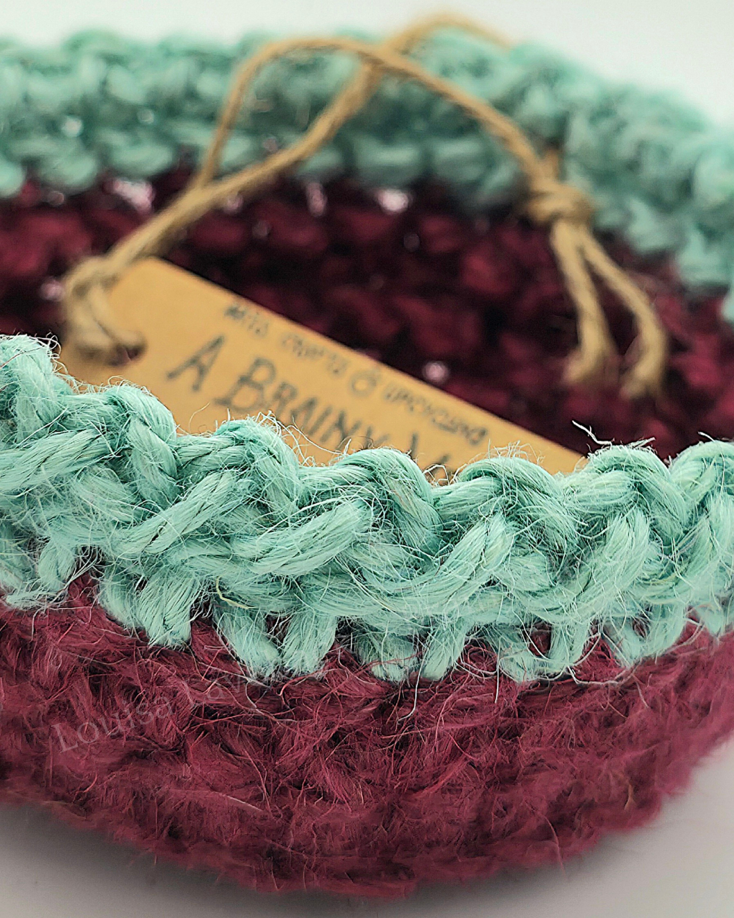 Mini Duo Colour Jute Baskets