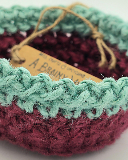 Mini Duo Colour Jute Baskets