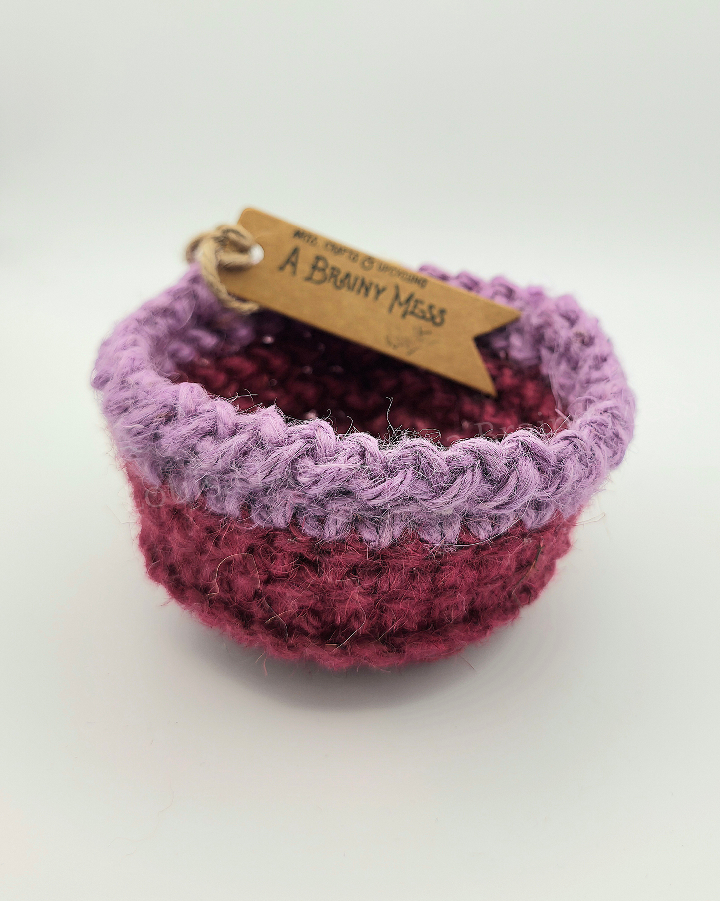 Mini Duo Colour Jute Baskets